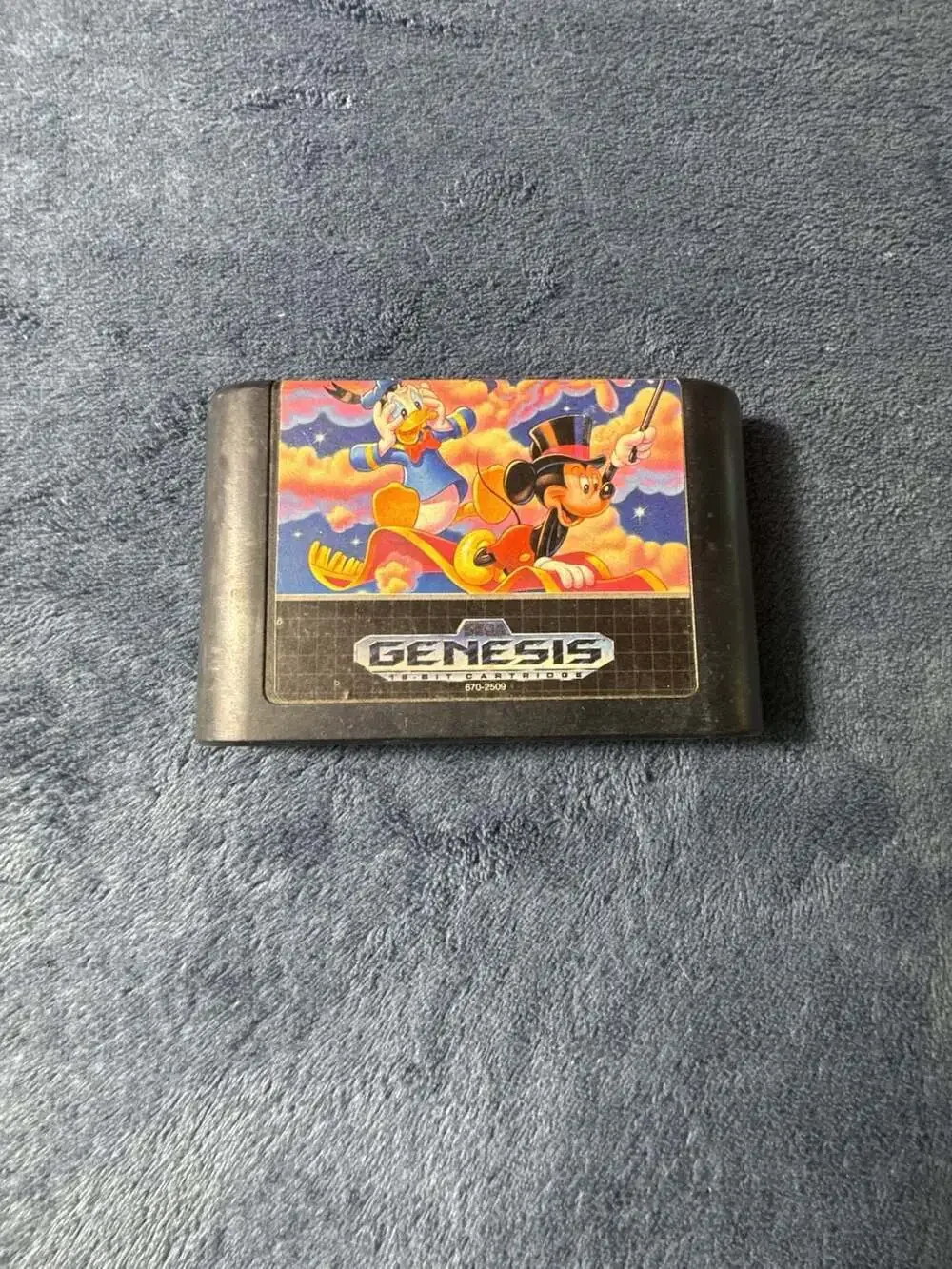 World of Illusion Starring Mickey Mouse and Donald Duck Sega Genesis Cartridge